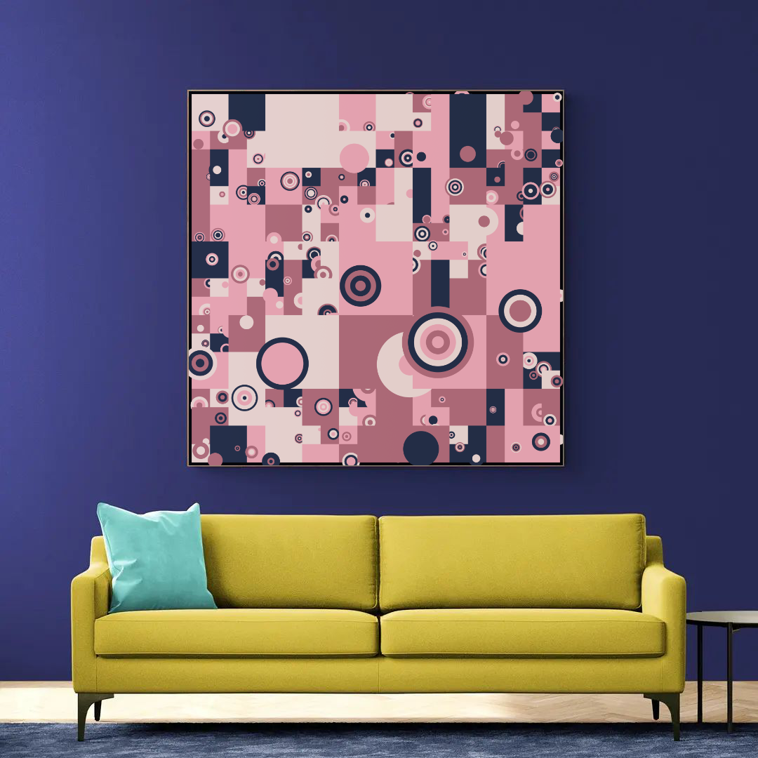 Pink Girly Camouflage Print
